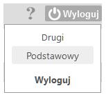 Rys. 2 Okno "Zmiana hasła". Po zmianie hasła, pojawi się okno logowania do Serwisu (Rys.1). Od tej pory, logowanie będzie możliwe jedynie za pomocą nowego hasła dostępu. 4.2. Wylogowanie Aby zakończyć pracę z systemem należy wybrać przycisk Wyloguj znajdujący się na nieruchomym pasku w prawym górnym rogu okna Systemu.