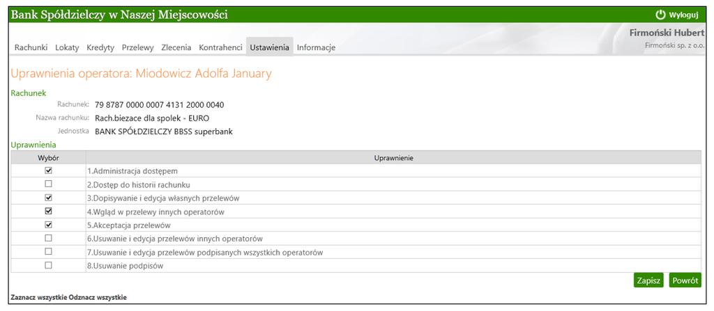 systemu) ma możliwość oglądania, dodawania nowego kontrahenta, edycji listy i grup kontrahentów.