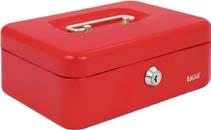 modele S, M, L 5 przegródek) CASH BOX 8878 metal cash box with rounded edges key lock (2 keys