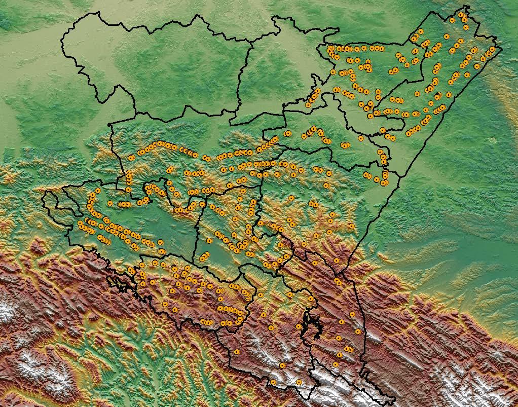 Jeleń (0,6-47,5/1000 ha