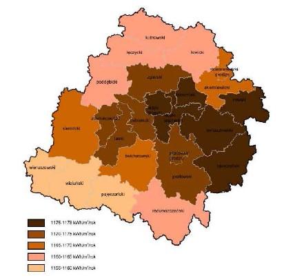 rocznie, czy powyżej średniej dla kraju.