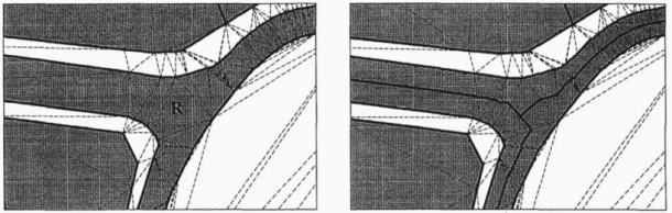 8 Metody wyznaczania osi geometryczne 1. Constrained Delaunay Triangulation 2.