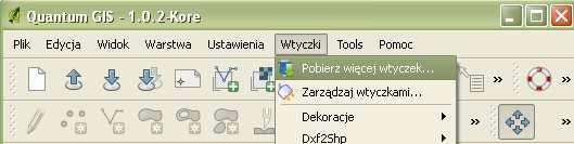 3 Wtyczki 3.1 Architektura wtyczek QGIS został tak zaprojektowany, aby moŝliwe było dołączanie wtyczek.