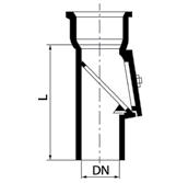 SYSTEM KIELICHOWY SYSTEM KIELICHOWY Trójnik Indeks L [mm] x1 [mm] x2 [mm] Masa [kg] Korek do rur kanalizacyjnych Indeks d [mm] L [mm] Masa [kg] α=70⁰ 100 x 100 000-2017-500 245 157 88 5,2 150 x 150