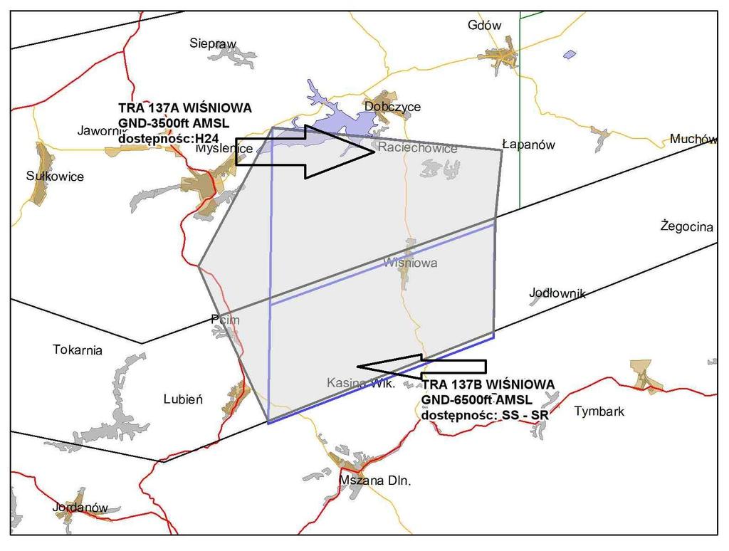 3 - TRA 137A / GND- 3500ft AMSL Wiśniowa /
