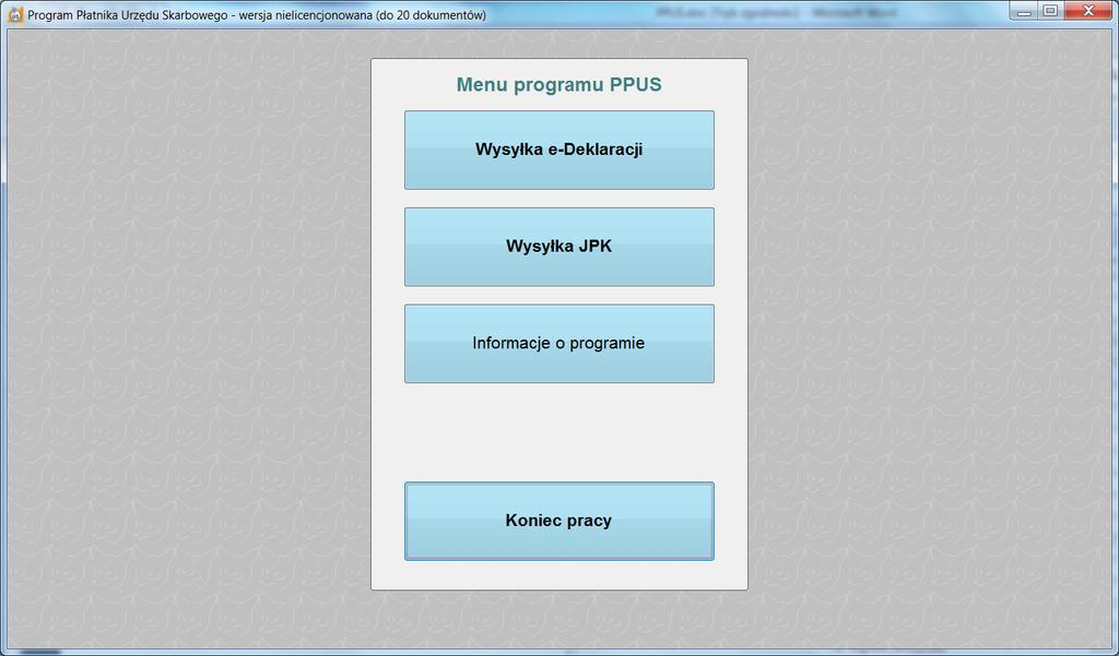 Program komputerowy PPUS - instrukcja obsługi (strona 12) Część II.