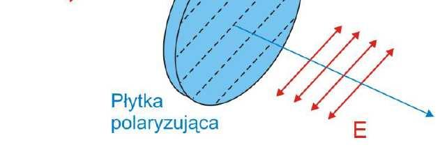 Składowa wektora natężenia pola elektrycznego równoległa do kierunku polaryzacji jest