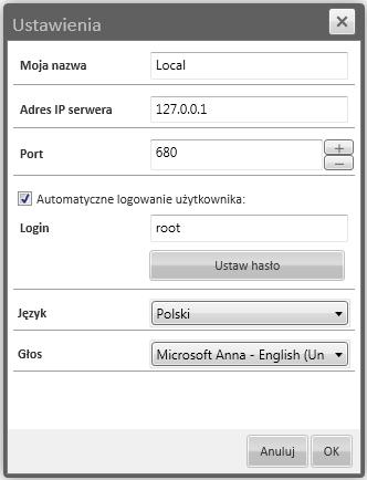 VENO Client 7-T,Server 7-4U - Instrukcja obsługi do wersji 1.2.34 2. INSTALACJA I URUCHOMIENIE OPROGRAMOWANIA VENO 2.6.