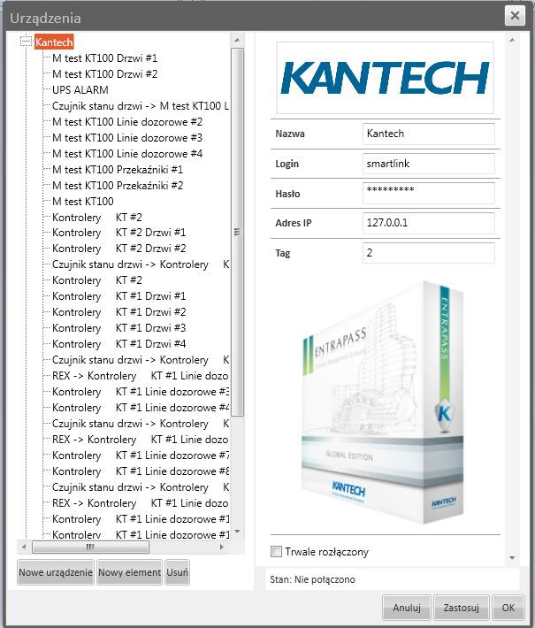 VENO Client 7-T,Server 7-4U - Instrukcja obsługi do wersji 1.2.34 6. DODAWANIE I KONFIGURACJA URZĄDZEŃ 6.5.