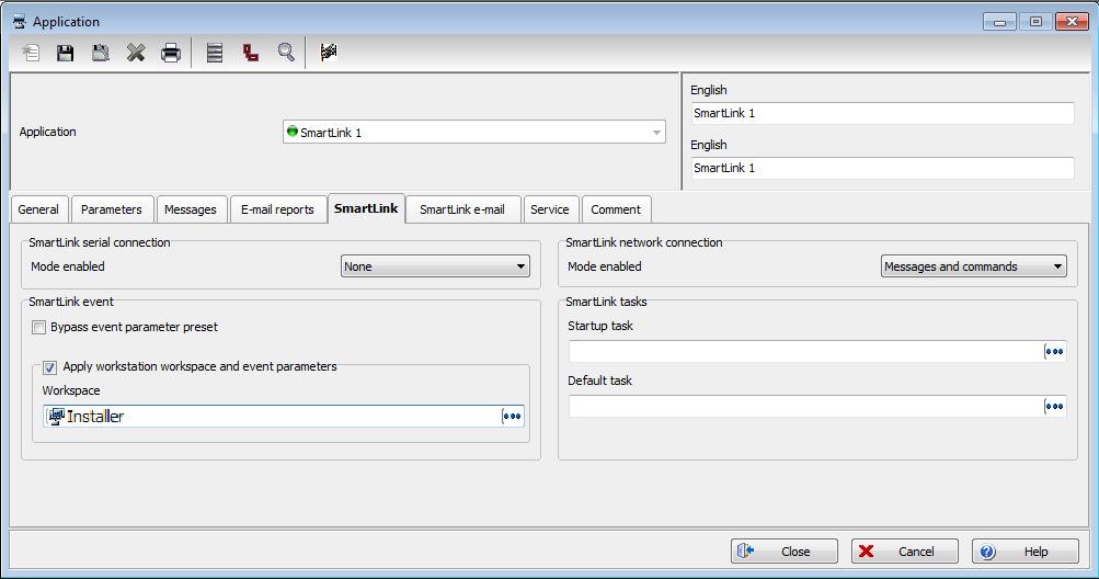 VENO Server 7-4U, Client 7-T- ver. 1.2.34 - User s manual 6. ADDING AND CONFIGURING DEVICES SmartLink configuration Smart Parking program can cooperate with EntraPass GLOBAL and CORPORATE software.