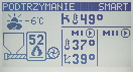 6 Ustawianie temperatury zadanej drugiego obiegu CO Temperaturę zadaną drugiego obiegu CO ustawia się na głównym ekranie.