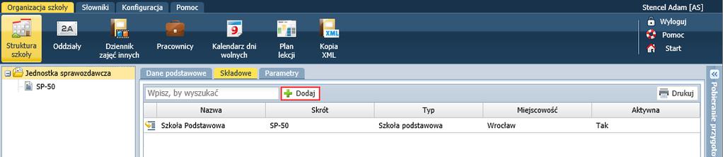 UONET+ opis zmian Wersja: 17.02 Data aktualizacji: 2017-04-06 Moduł Administrowanie 1. W związku z reformą oświaty wprowadzono zmiany w sposobie opisywania struktury organizacyjnej jednostek.