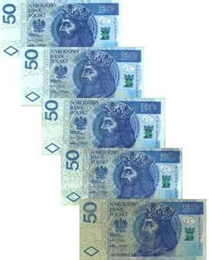 w określonym miejscu na powierzchni banknotu Maksymalny poziom zwiększenia gęstości optycznej w porównaniu do nowego