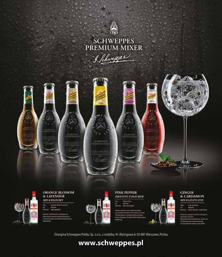 7 + 1 7 kartonów w miksie Schweppes Premium = 1 karton Schweppes Oferta promocyjna alkoholi wyłącznie dla partnerów gastronomicznych