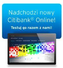 wdrożenia platformy Citibank Online: Nowy ekran logowania Nowoczesny i