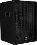 [jack], wejście liniowe [jack], wyjście liniowe, 2-pasmowy equalizer, metalowe narożniki i grill 756 930 CXP-112 Aktywny monitor sceniczny, 120W RMS, 8Ohm, Woofer 12", Tweeter Piezzo, pasmo