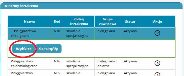 10. Następ ie klikamy przycisk Wybierz (pod przyciskiem