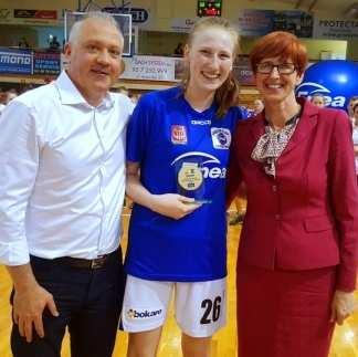 OFICJALNE NAGRODY TURNIEJU FINAŁOWEGO: MVP Olga Trzeciak (Enea AZS AJP Gorzów