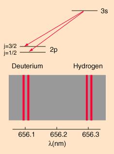 detektoze, co odpowiada dwu watościom magnetycznej spinowej liczby kwantowej.
