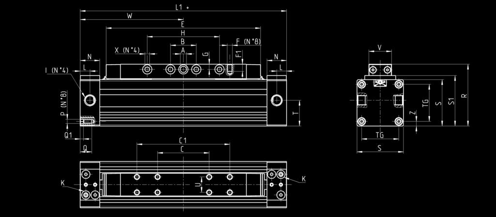 K = śruba regulacyjna amortyzacji Model Ø W E L I B G N L A Ø X Ø S T Z C C U F F H V S R P TG Q Q 52M2P25A 25 00 49,5 200 G/8 25 5 9 9,5 6 4,5 49 25 4,5 90 50 5 M5 7 70 22 45 60 M4 36 3 52M2P32A 32