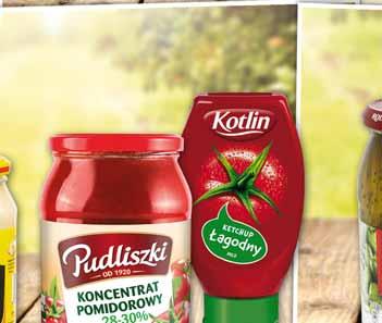 61 KETCHUP 450 G łagodny, pikantny, 60% mniej kalorii, pomidory