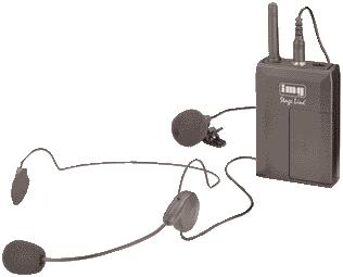 W skład zestawu wchodzą: 1 mikrofon nagłowny i 1 mikrofon krawatowy, 1 nadajnik kieszonkowy, 1 odbiornik oraz zasilacz Możliwość wyboru 9 kanałów UHF(863-865MHz) Próg wyciszenia szumów(squelch) 