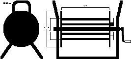 1920 Profesjonalny bęben kablowy, do przewodów o długości