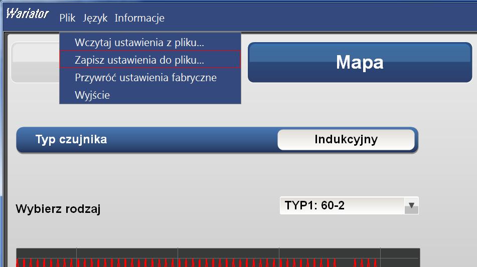 Map-sensora oraz RPM. Zmiany zatwierdzamy przyciskiem "OK". 9.4.