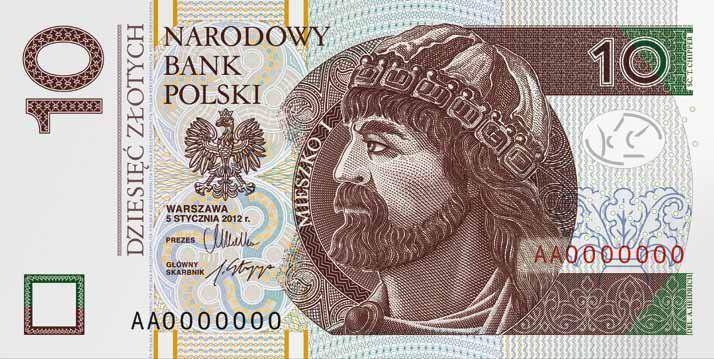 zmodernizowane banknoty Charakterystyczne elementy to m.in.