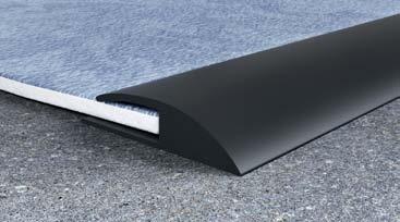 Profil przejściowy Profile samoprzylepne 32 mm 100 cm dzięki miękkim   elastyczne tworzywo sztuczne samoprzylepny pakowany pojedynczo z
