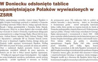 Сьогодні ми згадуємо події, які відбулися одразу після Другої світової війни на землі Донбасу», зазначив на початку церемонії настоятель храму Ісуса Христа Царя Всесвіту в Донецьку отець Ришард