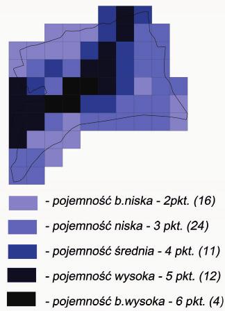 Ocena pojemno ci krajobazu... Rysunek 3. Ocena pojemno ci krajobrazu miejscowo ci Sulistrowice Figure 3.
