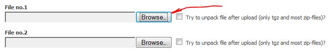 Strona 8 z 15 e) Kliknij zakładkę "Upload files": f) Możesz wczytać na serwer równocześnie do pięciu plików.