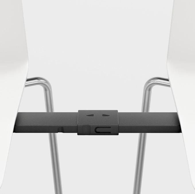 OPCJE Dostępne są różne funkcjonalne opcje, które umożliwiają dodatkowe wyposażenie krzesła Leia.