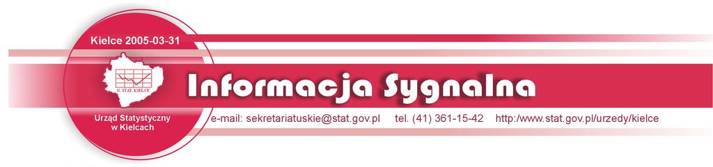 OŚWIATA I WYCHOWANIE W WOJEWÓDZTWIE ŚWIĘTOKRZYSKIM W ROKU SZKOLNYM 2004/2005 W systemie oświaty i wychowania wraz z wprowadzeniem z dniem 1 września 1999 r.