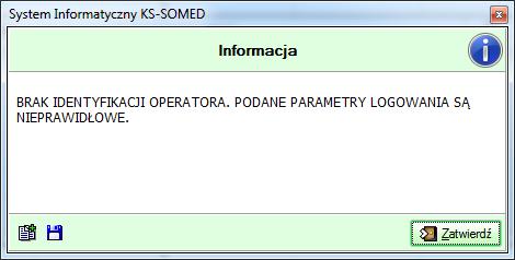 9. Czasowa blokada do systemu ewuś po trzykrotnym błędnym logowaniu. Po trzecim błędnym wpisaniu hasła przez operatora ewuś konto do systemu ewuś zostanie zablokowane na 15 minut.