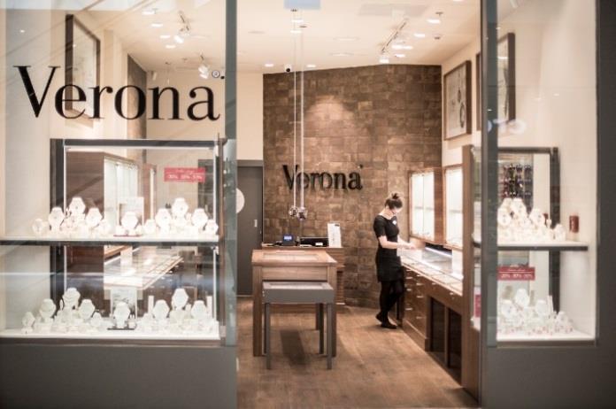 Nowa Sieć Handlowa Roku Verona - YES Biżuteria Sp. z o.o. Pierwszy sklep w Polsce: 30.