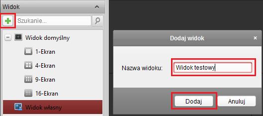 W każdej chwili można przełączyć podział ręcznie za pomocą przycisku układu (7) lub przełączyć widok jednej z kamer na pełne okno za pomocą dwukrotnego kliknięcia obrazu z wybranej kamery. 4.