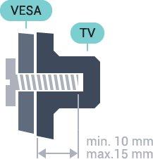 32PFS6401 VESA MIS-F 100x100, M4 43PUx6401 VESA MIS-F 200x200, M6 49PUx6401 VESA MIS-F 400x200, M6 55PUx6401 VESA MIS-F 400x200, M6 2 Instalacja 2.