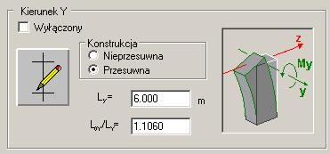 3. Obciążenia (obliczeniowe) Siła podłużna całkowita: Sd = 27 (k) Moment całkowity: M Sd = 9 (km) Stosunek obciążeń krótkotrwałych do długotrwałych: 1 UWAGI DO OBLICZEŃ: Poniżej przedstawione zostały