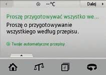 Po zakończeniu przyrządzania potrawy wyświetlony zostanie ekran główny ze wskazaniem temperatury naczynia miksującego.