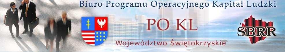 PROGRAM OPERACYJNY KAPITAŁ LUDZKI W WOJEWÓDZTWIE