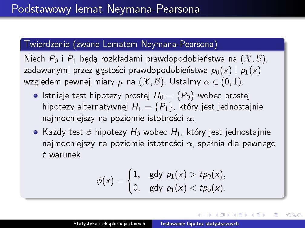Lemat Neymana-Pearsona
