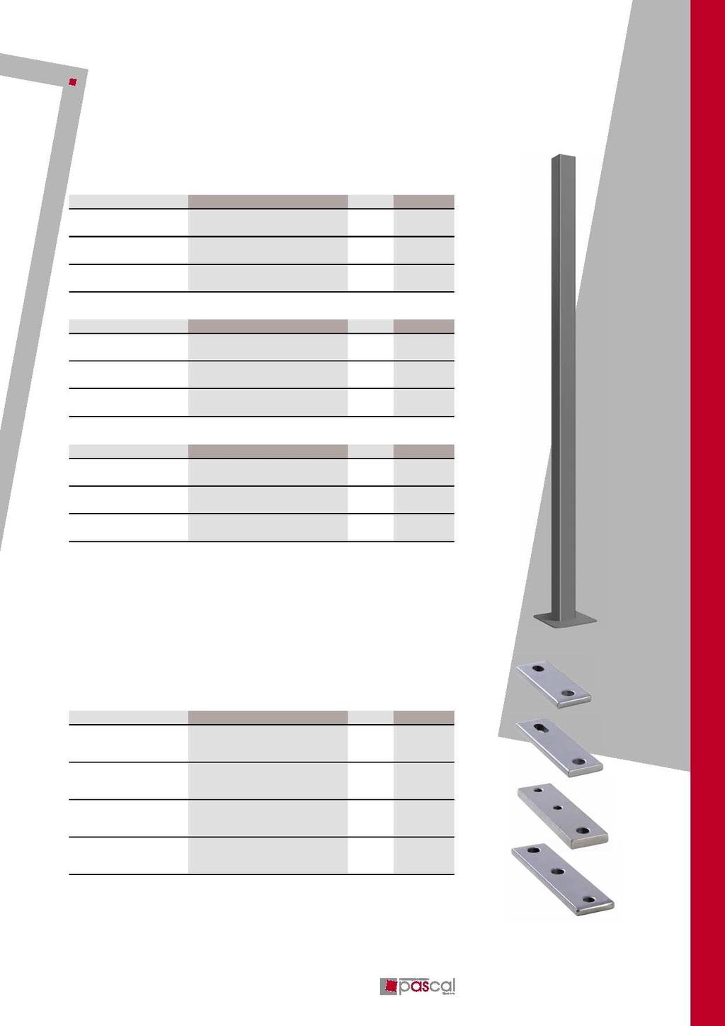 Słup uniwersalny do systemu montażowego na rurze " i na profilu C - pokryty farbą proszkową z podstawą u dołu, przycinany na żądaną wysokość TTV-Z-STANDER-0- TTV-Z-STANDER-0-0 TTV-Z-STANDER-0-