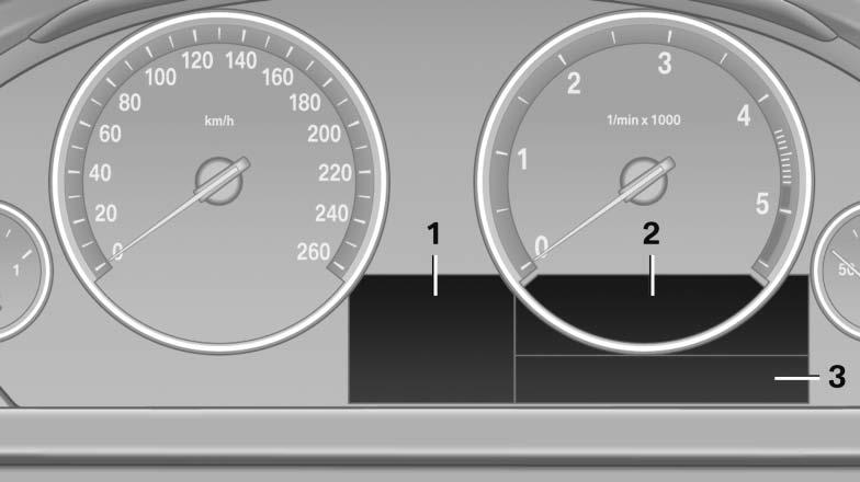 Kokpit Tablica przyrządów, wskazania elektroniczne 1 Lista wyboru, np.