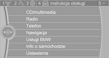 idrive Symbol Funkcja Wprowadzanie liter. Wprowadzanie cyfr. Wyświetlanie skróconych informacji: dotknąć przycisku. Wyświetlanie szczegółowych informacji: dotknąć przycisku na dłużej.