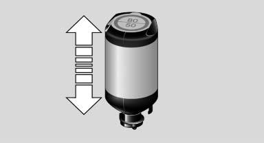 Włącznik/wyłącznik 6 Wskazanie ciśnienia w oponach 7 Zmniejszenie ciśnienia w oponach Wprowadzanie