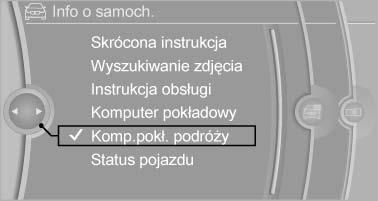 Przyjmowanie chwilowej prędkości jako limitu prędkości 1. "Ustawienia" 2. "Prędkość" 3. "Zastosować akt. prędkość" 4. Nacisnąć na kontroler.