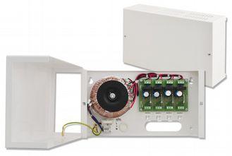 W OBUDOWIE METALOWEJ BUFOROWE 12VDC / 13,8VDC Zasilacze buforowe impulsowe (beztransformatorowe), do kamer analogowych 12V(+-15%) i rejestratora (wymiary zewn.