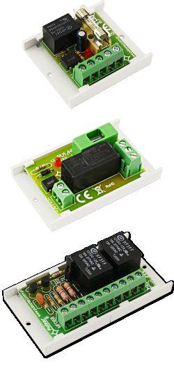 MODUŁY PRZEKAŹNIKOWE PRZEKAŹNIKOWE Moduły przekaźnikowe (wymiary: WxLxH [mm], napięcie zasilania, ilość przekaźników REL, typ przekaźnika, bezpiecznik w obwodzie przekaźnika, Montaż- taśma montażowa
